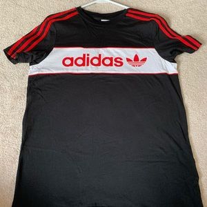 Adidas 3 red stripes tee